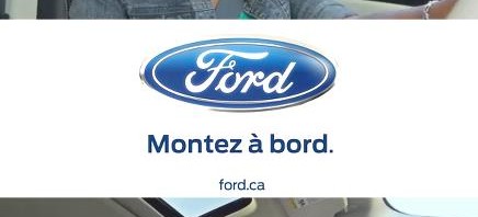 La publicité télé pour Ford Canada