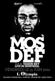 Mos Def en concert à Montréal