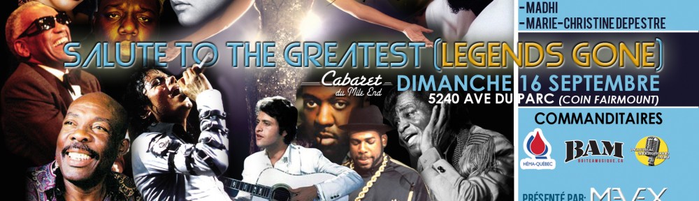 Musicalizm SALUTE TO THE GREATEST: 16/09/2012