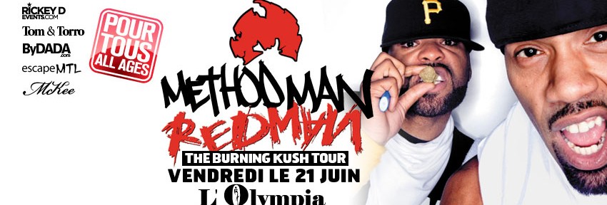 Method Man & Redman à Montréal en juin 2013