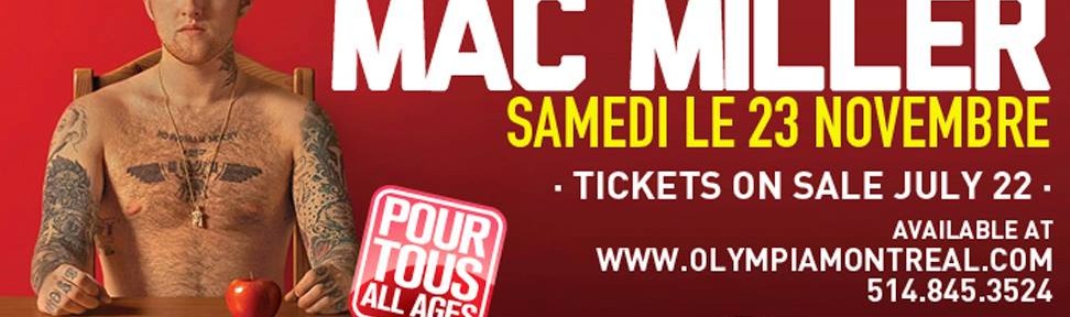 Mac Miller à l’Olympia De Montréal