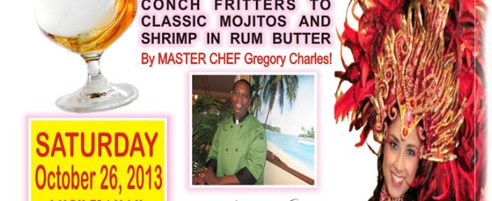October 26, 2013 is the 3rd Annual Caribbean Rum Splash