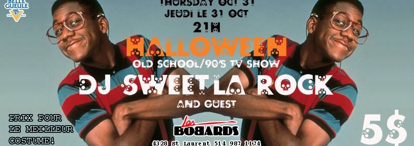 Halloween Old School Party avec Dj Sweet La Rock