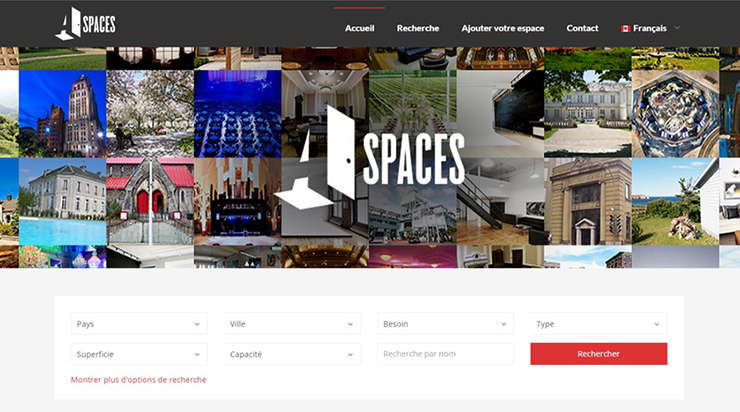 Aspaces ou la recherche d’espaces évènementiels version 2015!