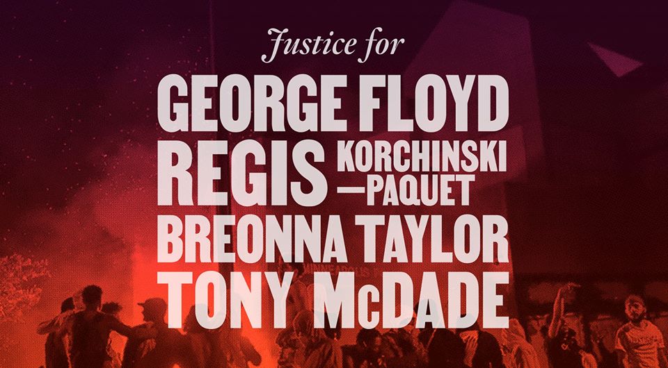 Justice pour George Floyd: manifestation de solidarité de Montréal
