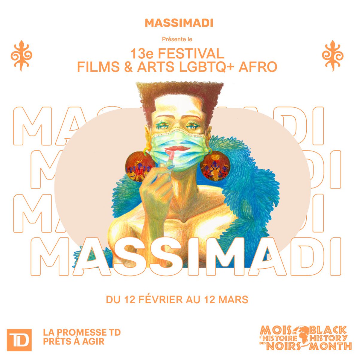 13e MASSIMADI: Festival des films et des arts LGBTQ+ afro du 12 février au 12 mars 2021