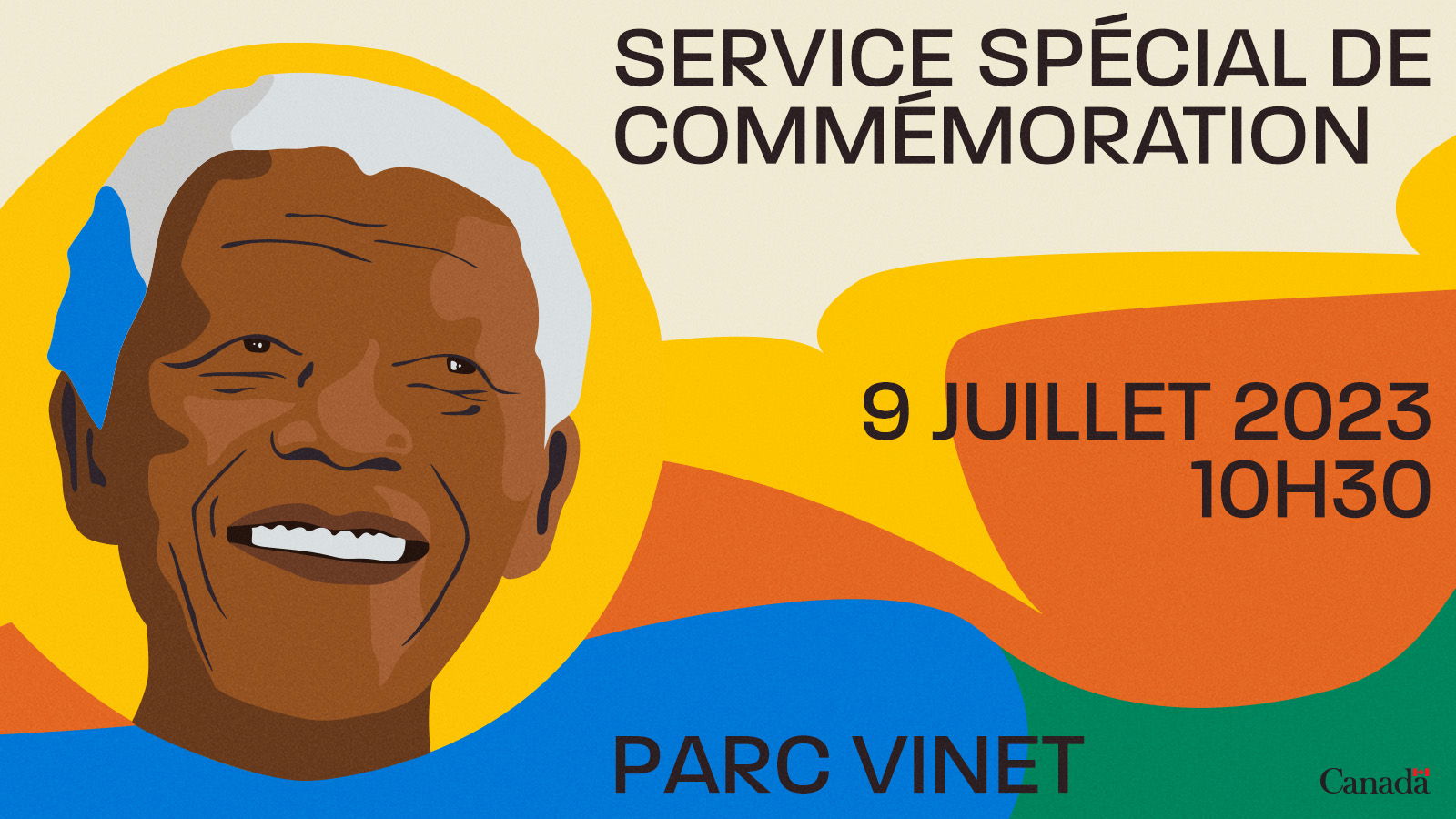 Commémoration spéciale de Nelson Mandela au Parc Vinet, le 9 juillet 2023